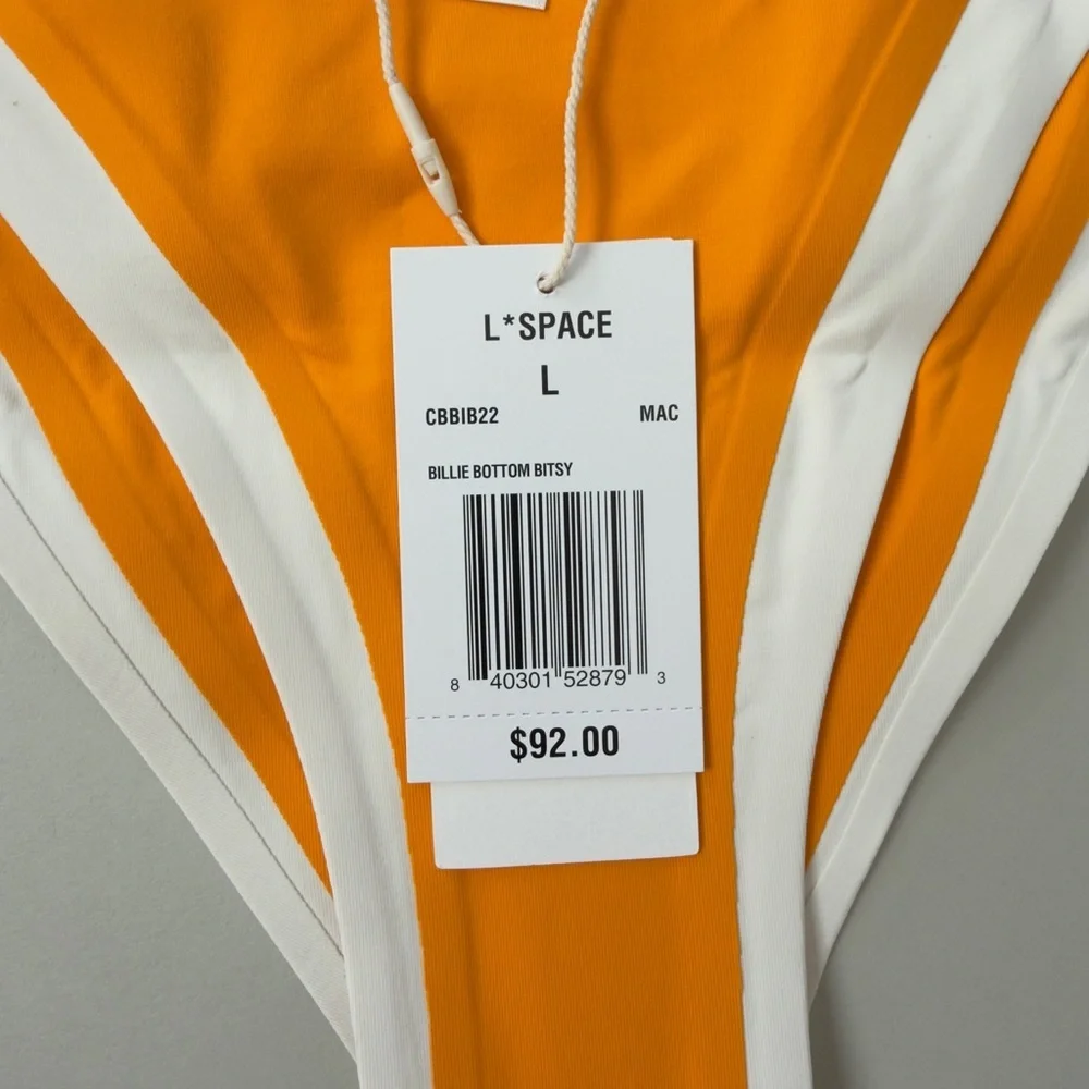 L*Space Billie Bikini Bottom in Mango Cream
